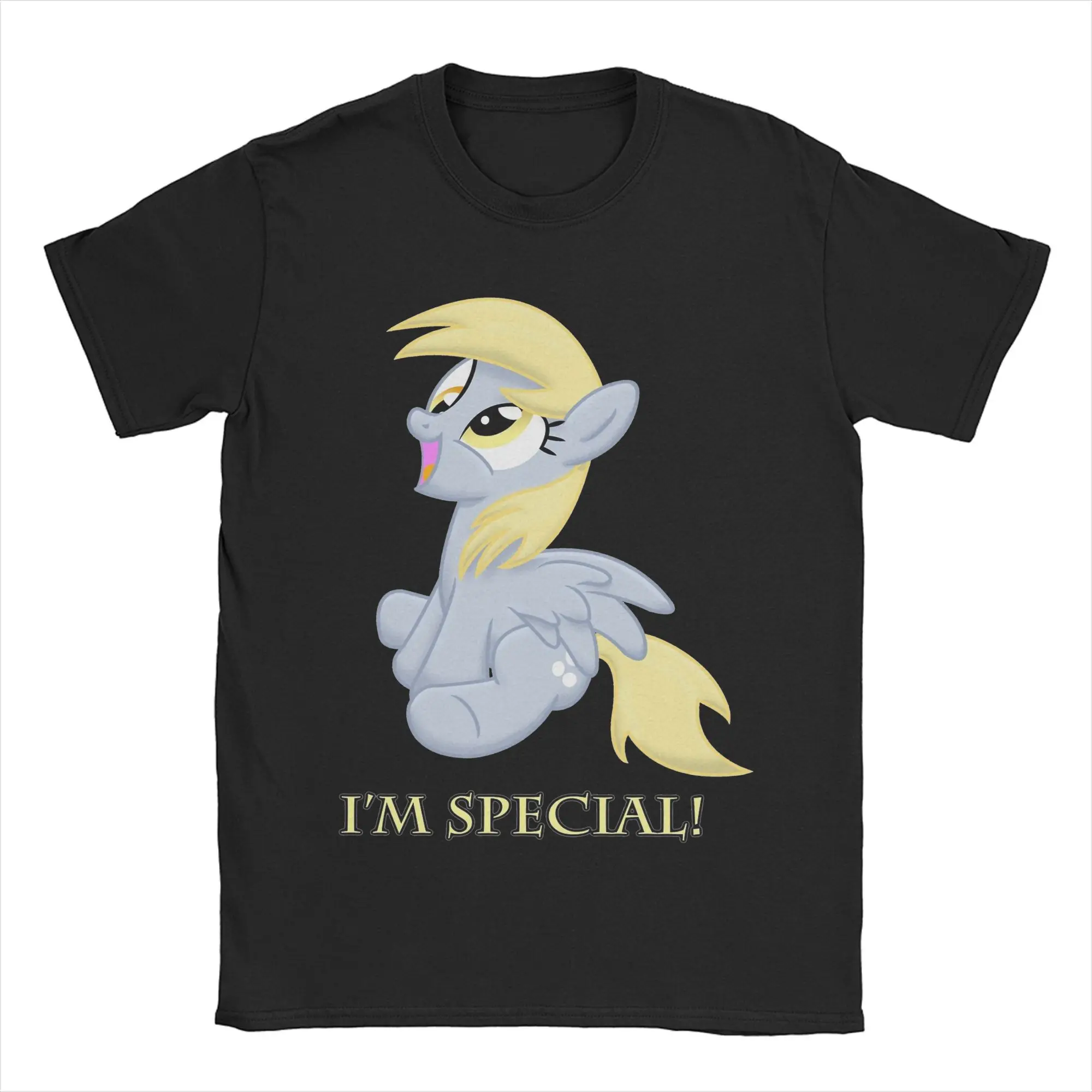 Men Women's Derpy I'm Special MLP  T Shirts Pure Cotton Clothing Fun Short Sleeve Crew Neck Tee Shirt Classic T-Shirts