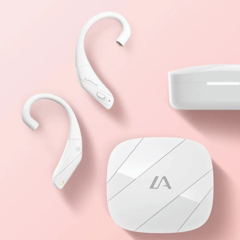 Lafitear LT-BTX Bluetooth 5.3 ワイヤレスアップグレードケーブルイヤホンヘッドセットイヤーフック充電ケース付き QDC Cpin IMEs