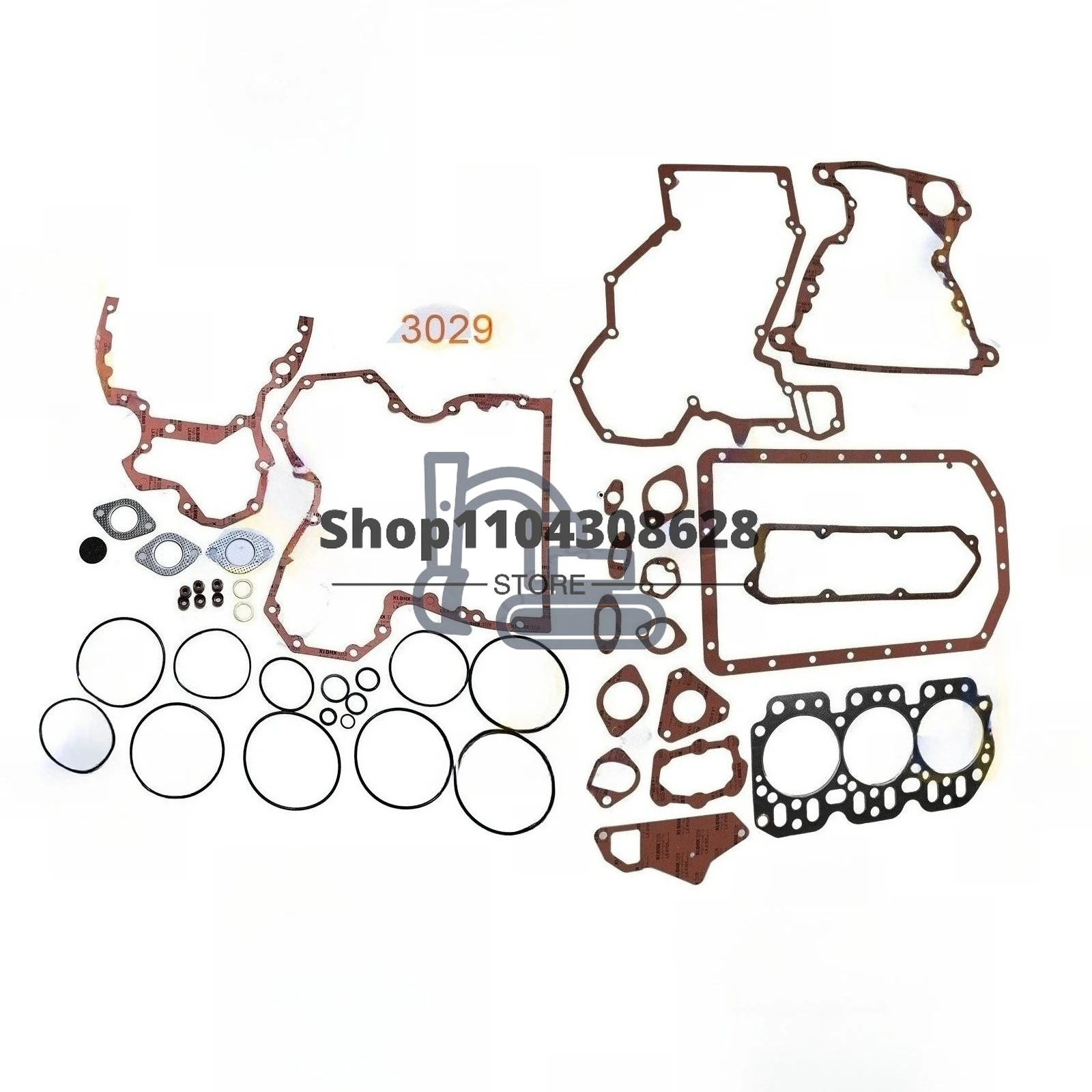 Kit completo de juntas para motores JDR 3029, kit de reparación y reconstrucción