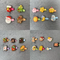 New Cute Hairpin 2 Pieces Doll Accessories Doll Hairpin Creative Hairpin Cartoon Food Series