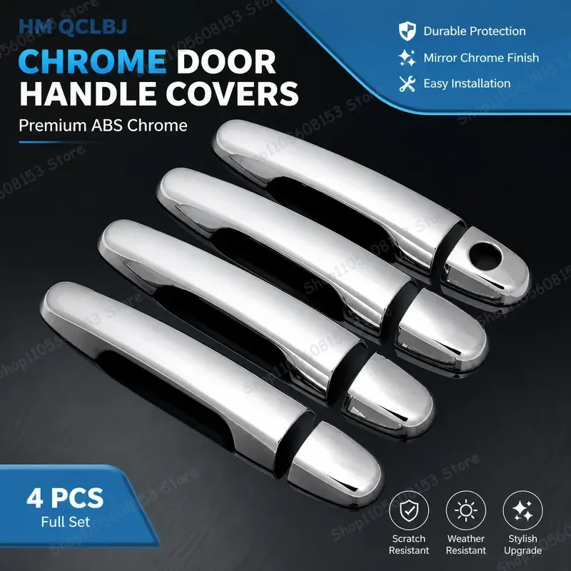 

For Toyota Camry 2002-2006 Chrome Door Handle Sticker Decorative Outer Handle Cover Car Styling Accessories