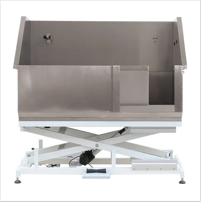 

Professional factory quality assurance grooming tub Stainless steel electric lifting dog grooming tub