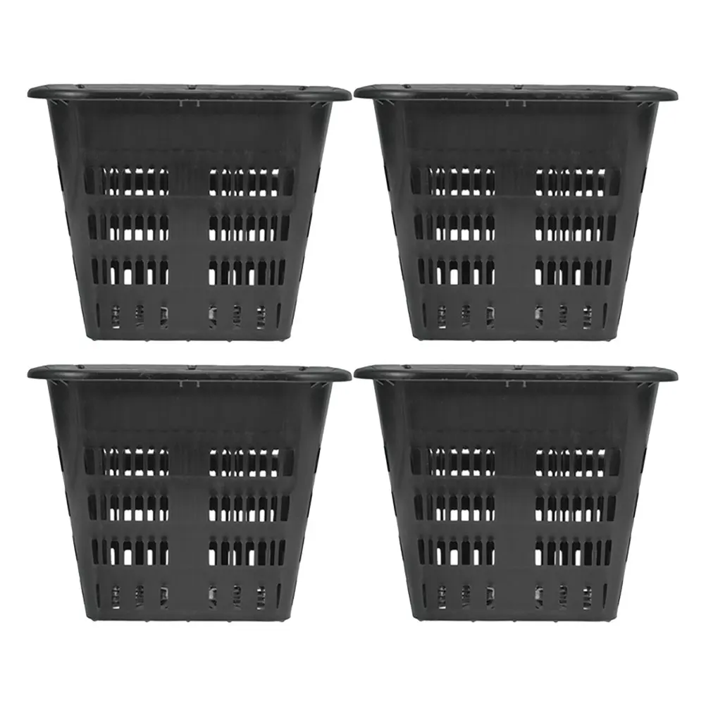 

4Pcs Hydroponic Planting Basket ABS Hollow Design Durable Net Pots for Garden Vegetables Flowers Orchid Pot Plastic Plant