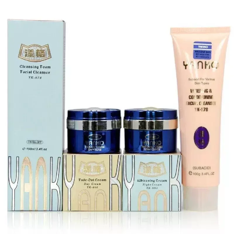 yanko-set-day-cream-night-cream-facial-cleanser-moisturizing-cream-skin-care-improve