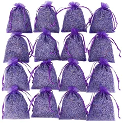 French Lavender Sachets for Drawers and Closets Fresh Scents, Set of 16, Home Fragrance Sachet for Wardrobes Closets