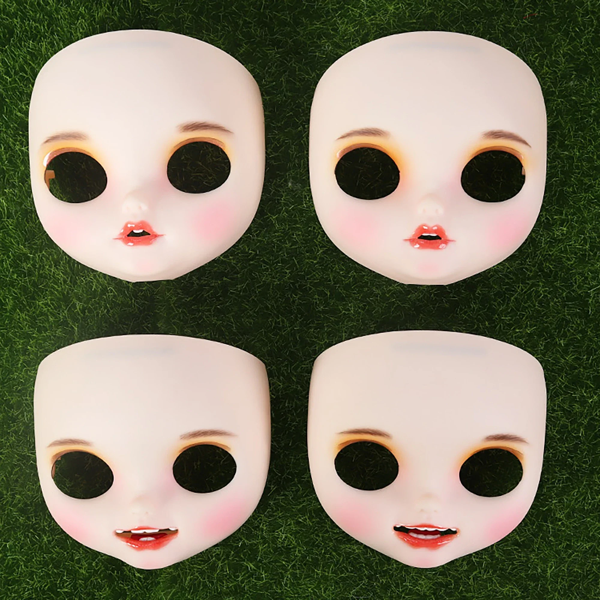 ICY DBS Blyth Butter Face Plate, Back Head Canines, Bunny Teeth, Fair Skin, Glossy Face, DIY Makeup, Newbie Practice, 256