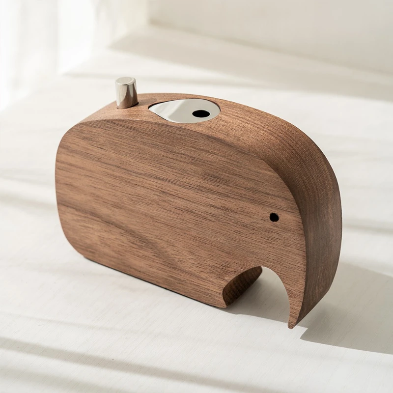 

Creative light luxury press-type toothpick box wholesale light luxury solid wood elephant toothpick box board decorative