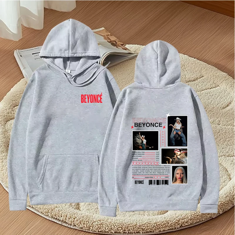 Beyoncé fashion classic new 2025 hoodie men women top vintage Long sleeve Sweatshirt with print Graphics oversized hoodie unisex