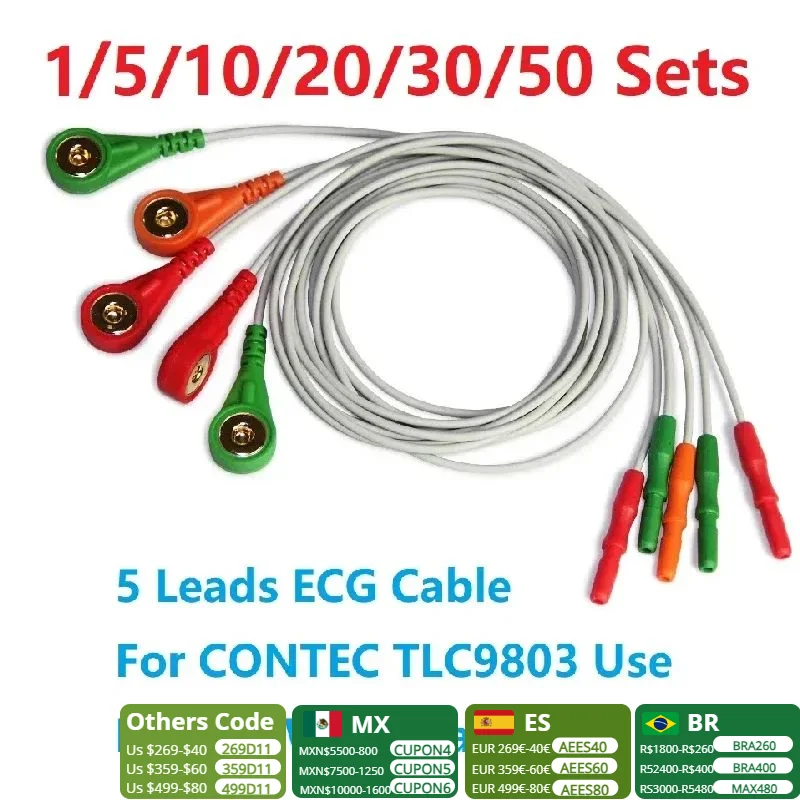 CONTEC TLC9803 Cable electrodes