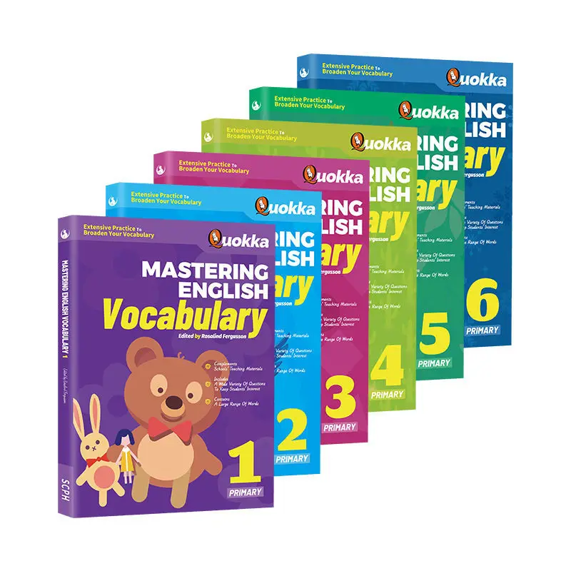 

3Book/set English Vocabulary Exercise Book for Grades 1-3/4-6 To Learn Singapore Vocabulary Primary School Textbook