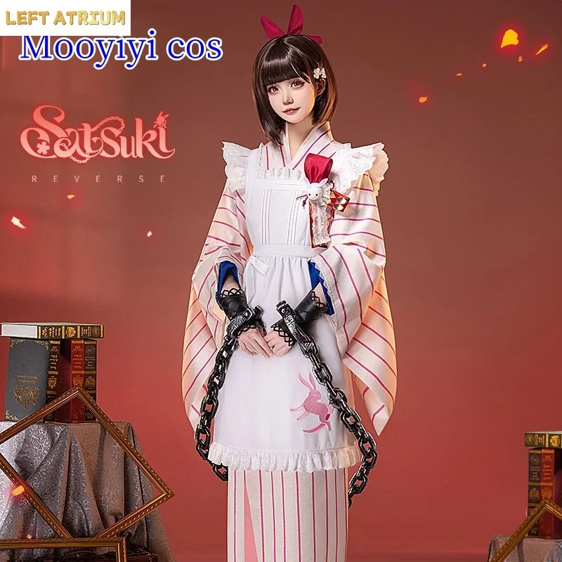 

Satsuki Cosplay Costume for Halloween Christmas Role Playing Party Comic Game 1999 Women Size S-XL Skirt New IN STOCK