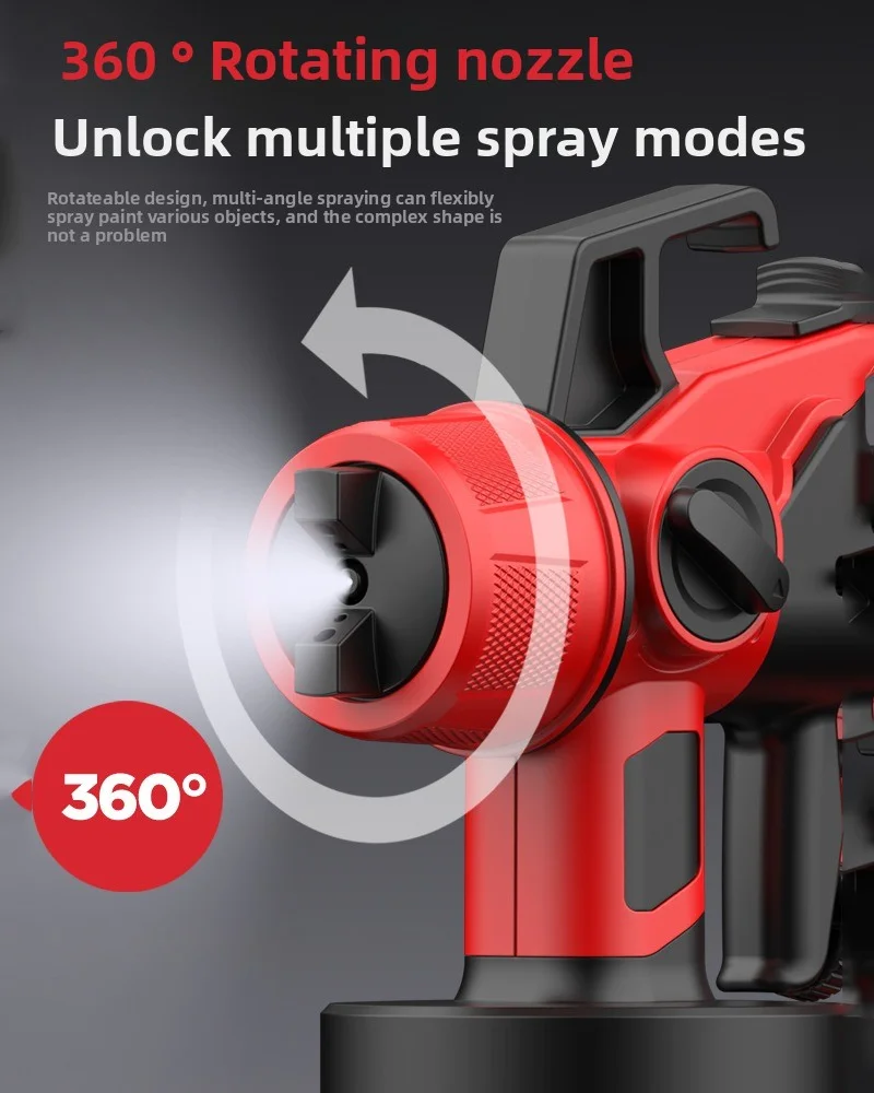 ปืนพ่นสีไฟฟ้า, ปืนพ่นสีแบตเตอรี่ลิเธียม, สีลาเท็กซ์, เครื่องพ่นสีสำหรับใช้ในบ้าน, เครื่องพ่นสีออลอินวัน