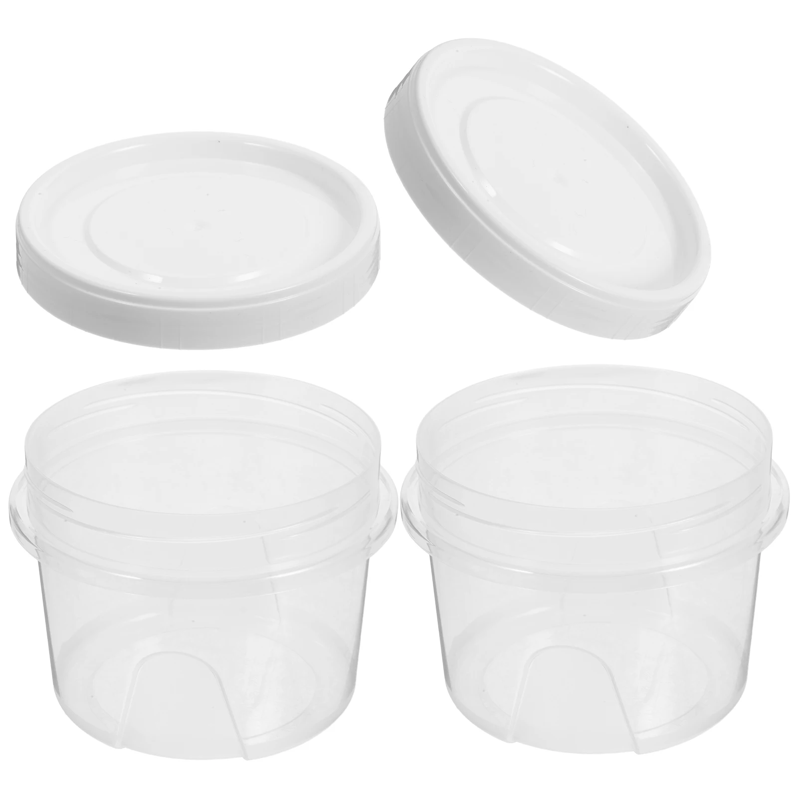 

2pcs 500ml Cream White Crisper Food Containers Sealed Fridge Boxes Kitchen Organizer BinsReusable Plastic Container For