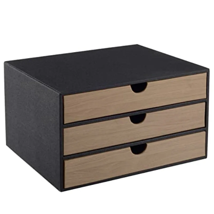 

Fashion Multicolor Collocation Leather Desk Organizer File Cabinet Executive Office Supplies Desktop Filing A4 Contract Documen