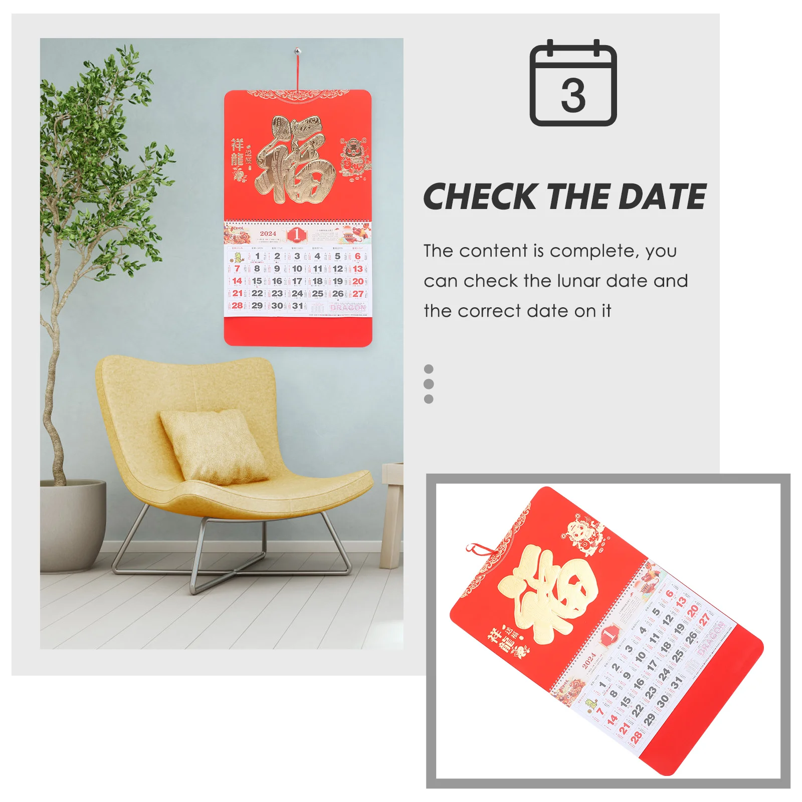 

Dragon Year Chinese Traditional Paper For Home Office Decorative Lunar Household Hanging Clear Printed Exquisite Wall