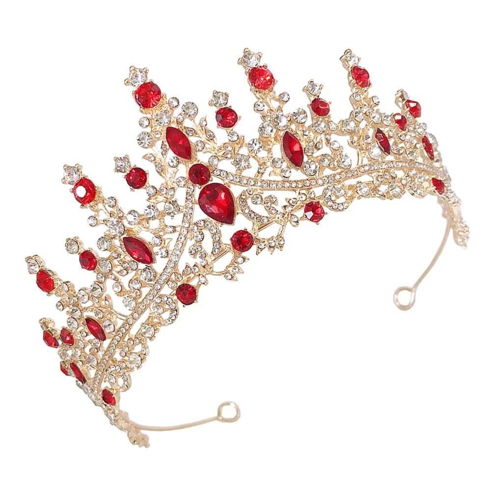 

Crown Headwear For Women Bridal Tiara Rhinestone Wedding Party Accessory Elegant Hair Decor Gift Bride Wife Mother