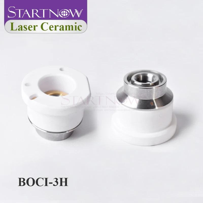 Startnow Fiber Laser Ceramic Ring 3D-3H of Fiber Sensor Connecter Holder Part for 1064nm BOCI Laser Cutting  Machine Head