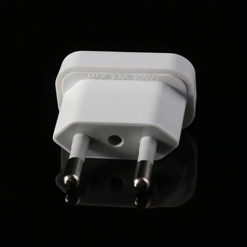 Universal Converter Travel 250V 2 หลุม 2.5A EU US Dual-ใช้