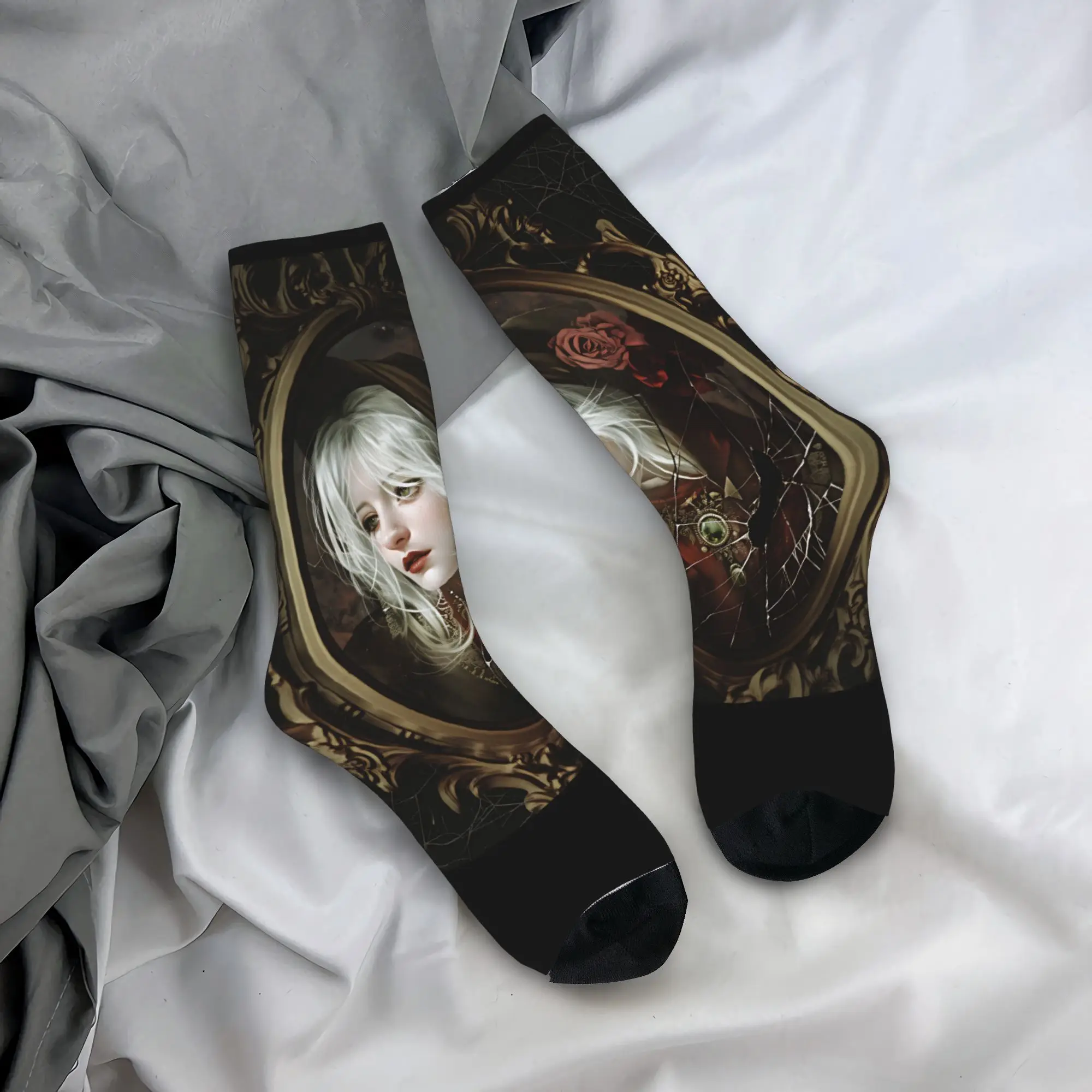 

Video Games Bloodborne Socks Custom Stockings Non Slip Adults Men Socks Breathable Winter Elegant Outdoor Sports Socks