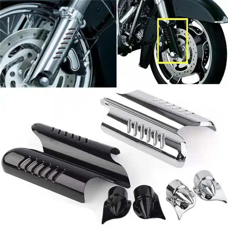 

Motorbike Lower Fork Leg Deflectors For Harley Touring Electra Street Road Glides 2000 2001 2002 2003 2004 2005 2006 2007-2013