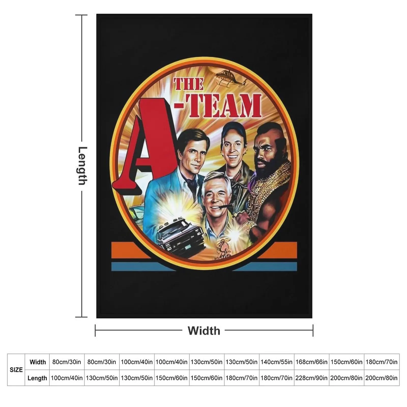 The A Team Throw Blanket blankets and throws For Baby bed plaid Blankets For Sofas Sofa Luxury Brand Blankets