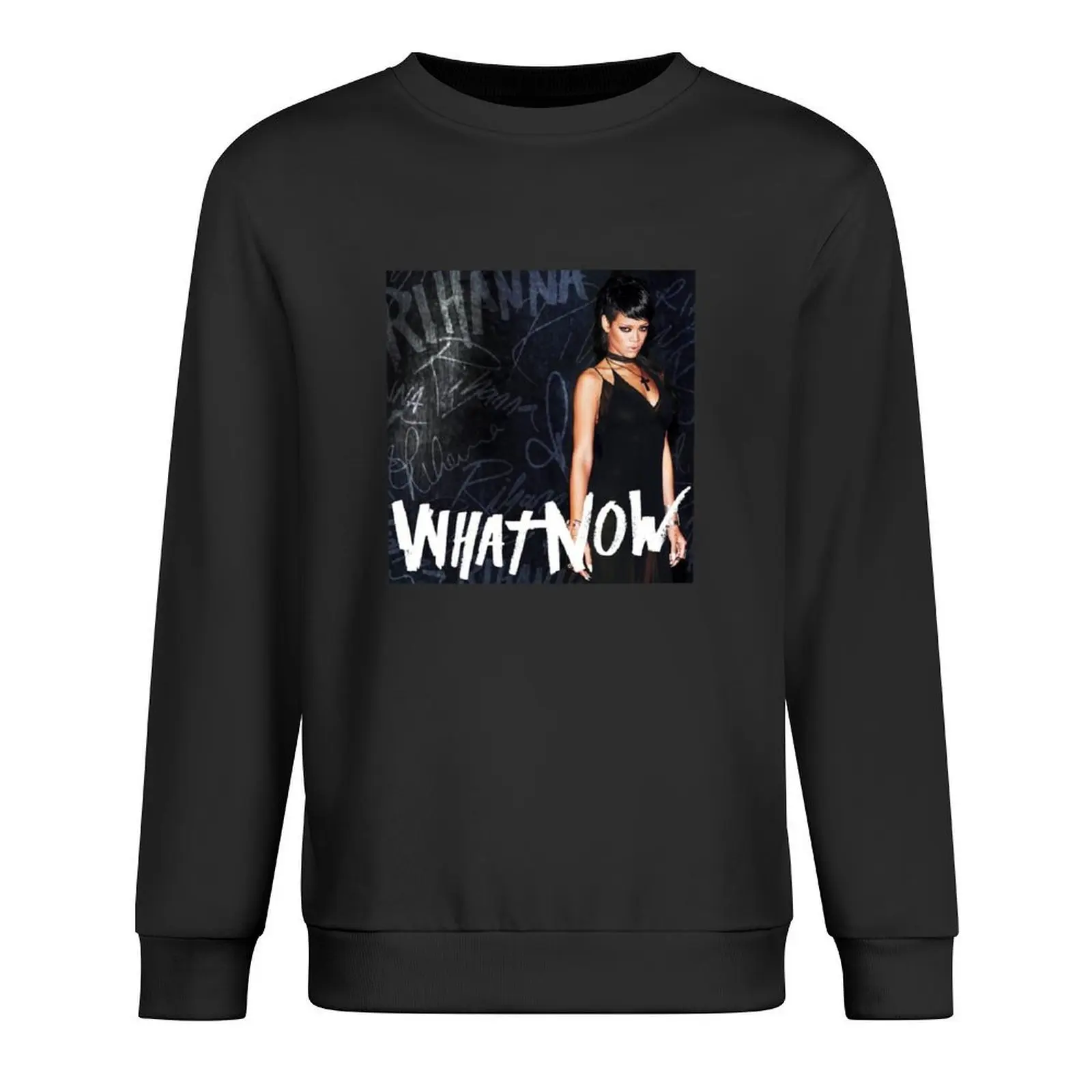 

Ríhánna What Now Album Cover Pullover autumn new products blouse men's sweat-shirt korean clothes men sweatshirt