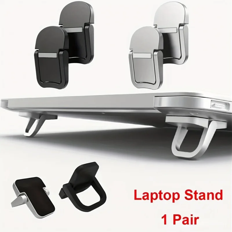 Portable Laptop Stand: Invisible, Foldable, Ergonomic Desktop Support, Applicable for 25.4-45.72 cm Laptops, Tablets, Keyboards