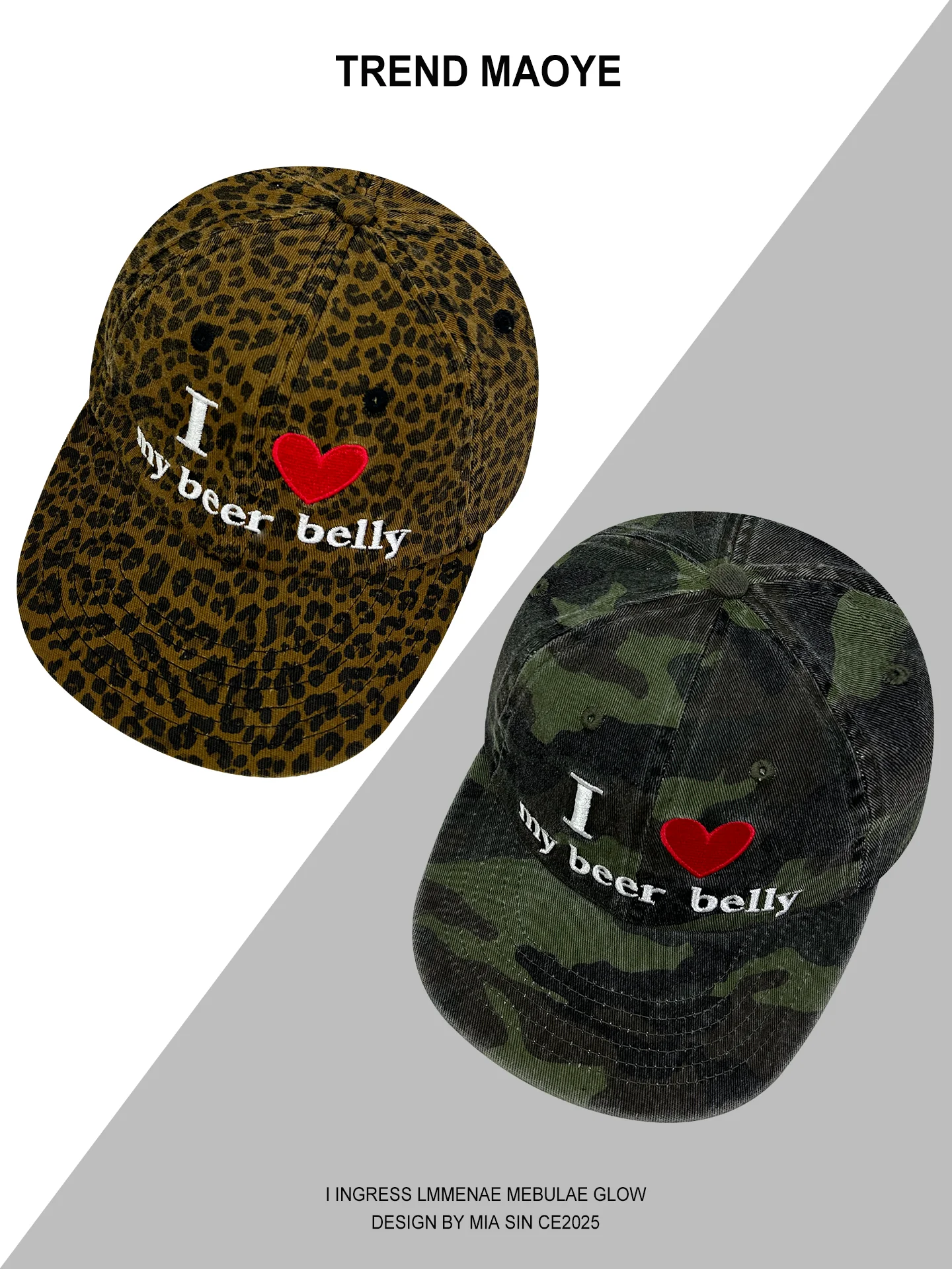 

Embroidery letters flat brim cap female hip hop street skateboard cap big head circumference cap male