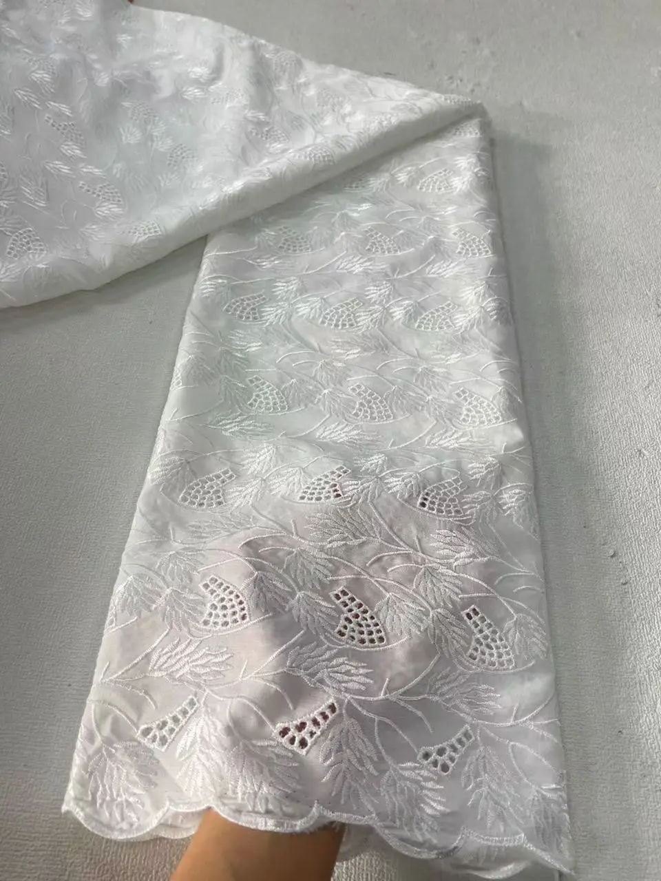 

2026 Africa Nigerian Sequins for Wedding Dress Chiffon Tulle Lace Fabric High Quality Party Guipure Sewing cotton 5Yard JL552