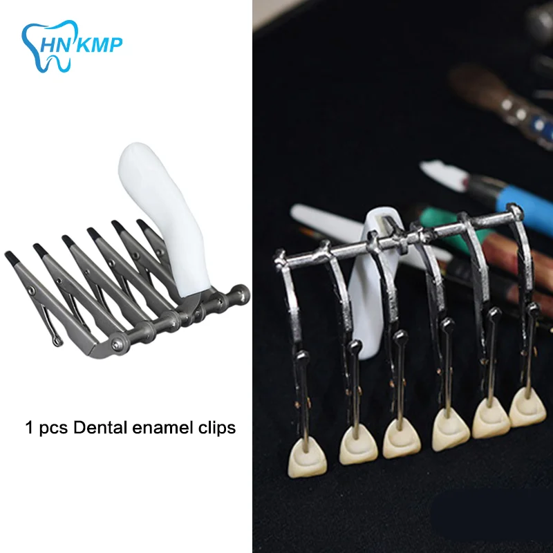 

Dental Ceramist Hex Clamps Six-tooth Clips For Glazing Porcelain Auxiliary Tool Dental Technician Laboratory