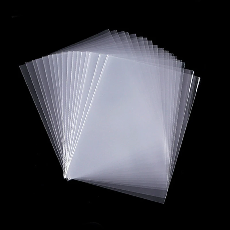 1/2/5pack Universal Trading Card Sleeves 65x90mm 100pcs/pack Crystal Clear Perfect Fit Sports Gaming Cards Collection Storage​