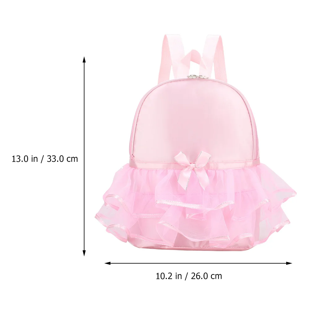 

Сумка для балета и танцев, розовый нейлоновый детский рюкзак, большая вместимость для балетной одежды, обуви, дорожные аксессуары для хранения танцев