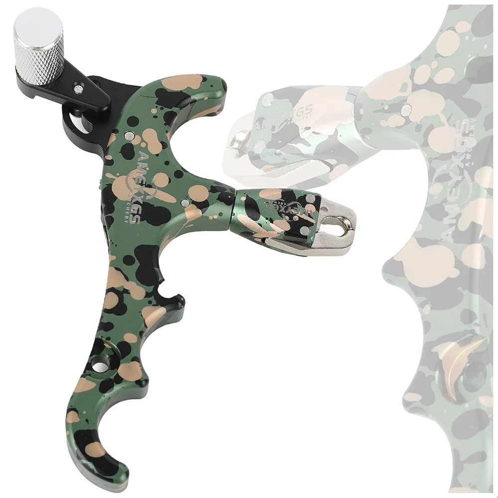 

Стрельба из лука с 4 пальцами для большого пальца на 360 градусов ° Вращающийся регулируемый алюминий RH/LH для охотничьего аксессуара для стрельбы из блочного лука на открытом воздухе