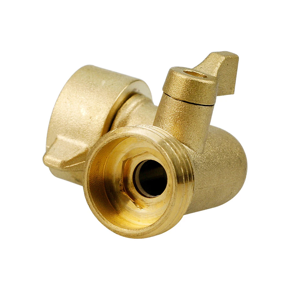 

Garden Hose Connector Brass Elbow Valve Irrigation Systems 90 Degree Curved Design Easy Installation For Garden Irrigation
