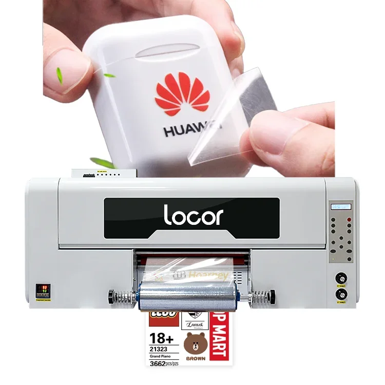 Locor A B Film cold transfer label sticker roll UV DTF Printer printing machine price