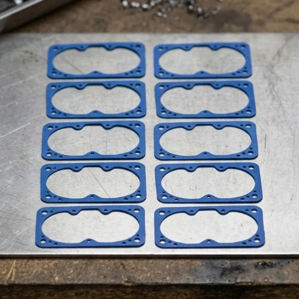 Blue Fuel Gasket Fuel Bowl Gasket For Engine Pressure Resistant Rustproof Design Optimal Fuel Flow Blue Fuel Gasket