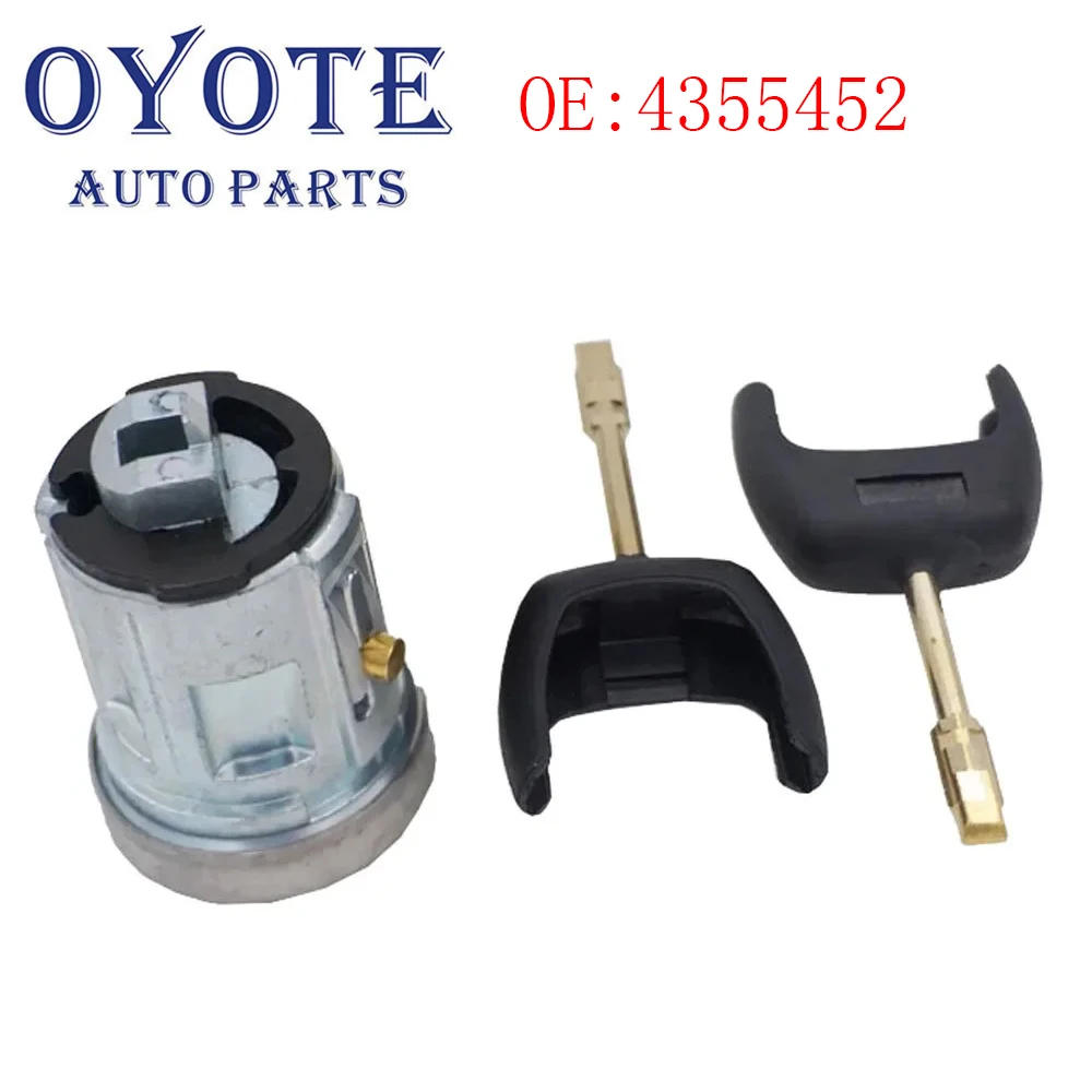Комплект замка зажигания OYOTE с цилиндром и 2 ключами для Ford Transit MK7 06-ON 4355452 2S61-A3697-AA