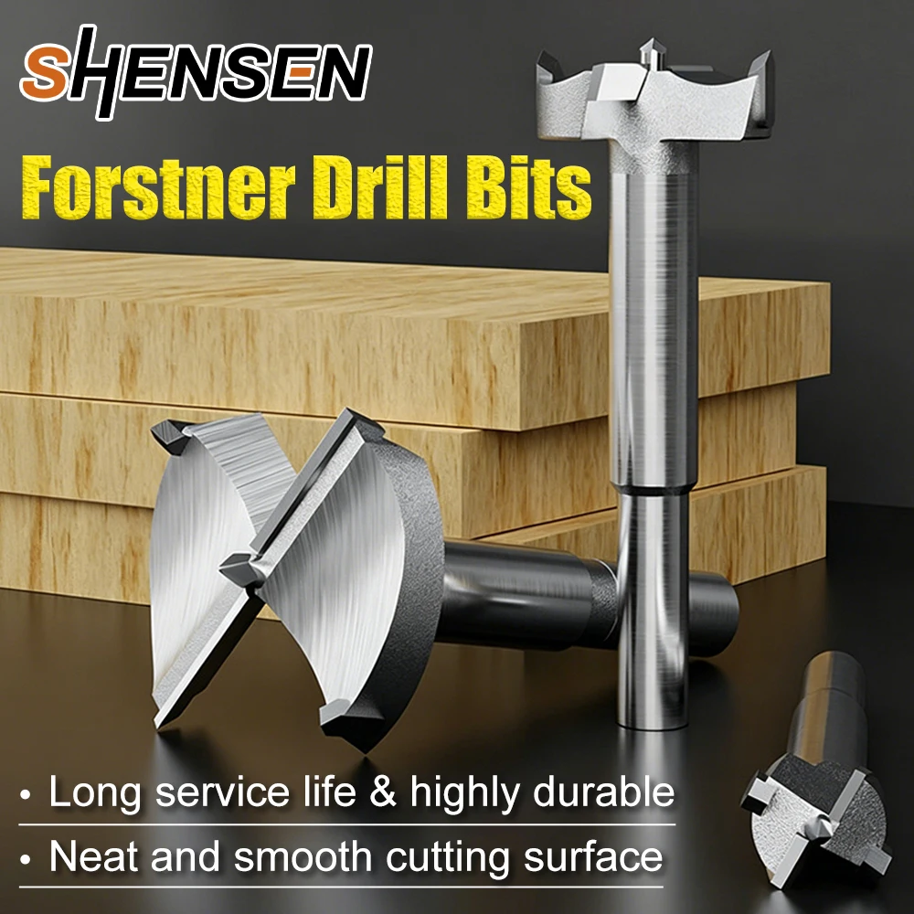 1Pc 14-65mm Forstner Drill Bit, Wood Hole Drilling Bit, Ideal for Hinge and Cabinet Boring