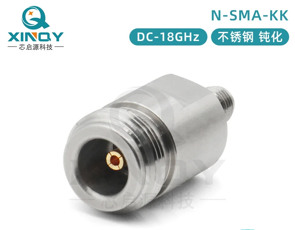 Coaxial RF Adapter N Female/SMA Female Conversion Head 18GHz Stainless Steel Test Connector