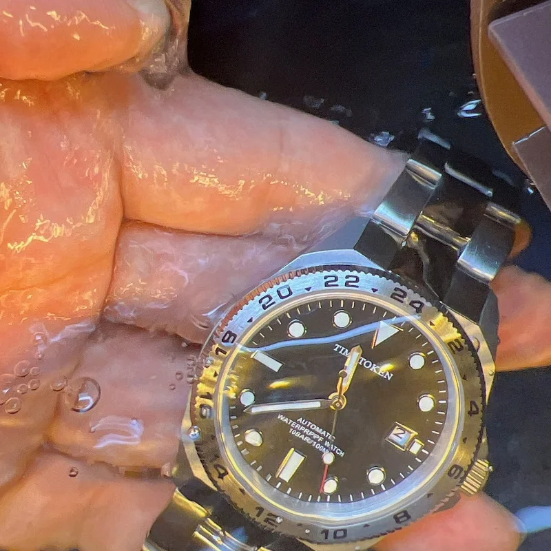 TIME TOKEN 2025 Men's 40mm Automatic Mechanical Watch Mechanical Movement Sapphire Crystal Stainless Steel Waterproof