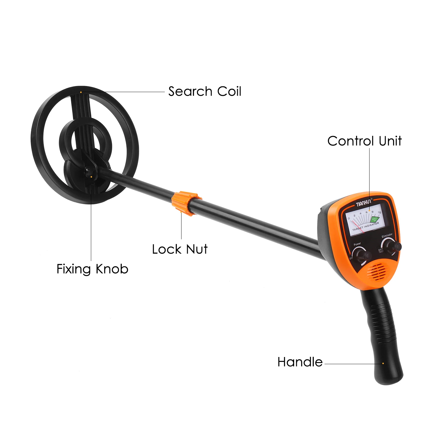 Easy Operation Metal Detector For Kids MD-1013 Junior Gold Metal Detector