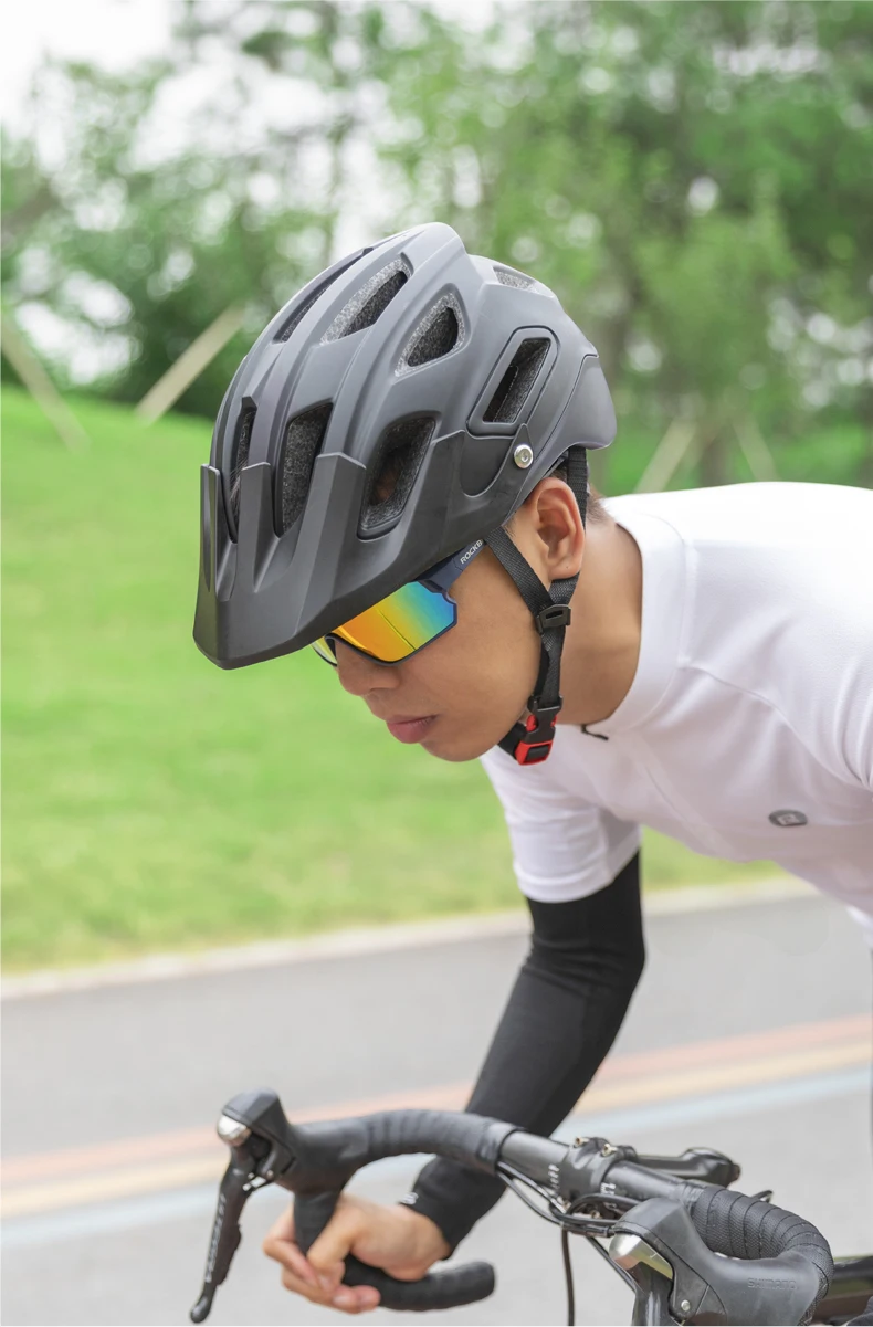 ROCKBROS Fahrradbrille Polarisiert / Photochrom UV400 Sonnenschutz Sportbrille Fahrradsonnenbrille MTB Rennradbrille – Detail 3
