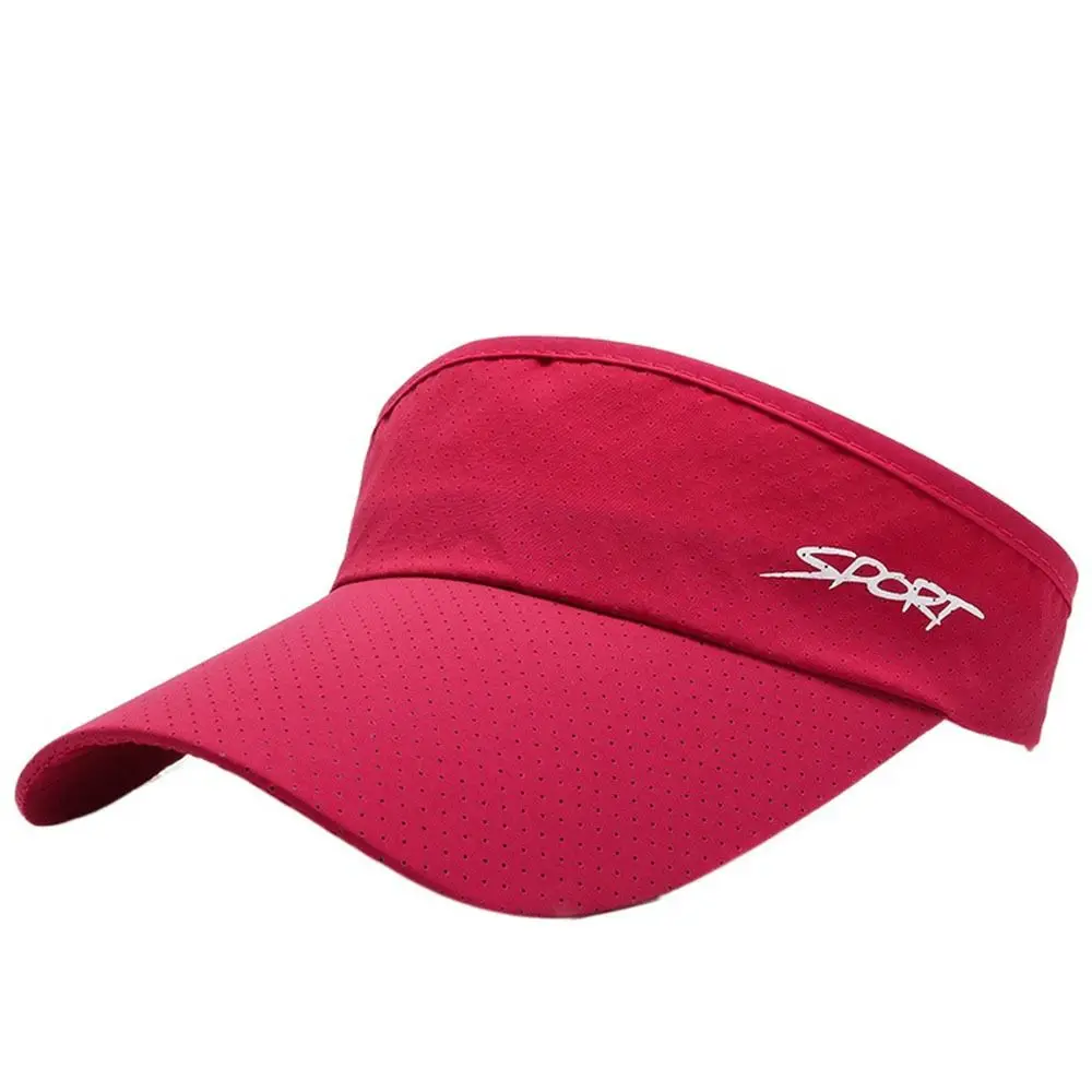 

Running Visor Hat Solid Color For Women For Men Wide Brim UV Protection Women Cap Sun Hat Korean Style Hat Empty Top Hat