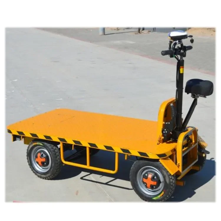 

Electric Four-wheel Flatbed Transport Vehicle, 1000kg Load Electric Platform, Heavy-duty transport , Commercial Industrial use