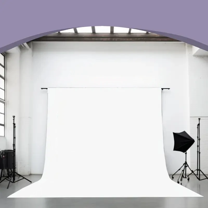 قماش خلفية بيضاء متعددة الوظائف، قابل للكي، قابل للغسل، خلفية بث مباشر قابلة للطي #6
