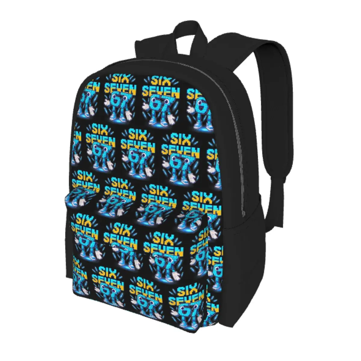 

Colorful Number 67 Print Student Backpack School Bag Hiking Travel Daypack for Boys Girls Bookbag Shoulder Bags
