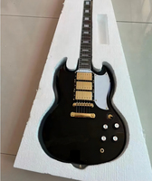 Fast delivery the Top quality Cream SG  Guitar Gold Hardware Pick Guard Glossy Finish Good Timbre