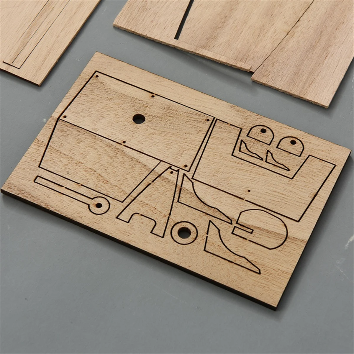 New Self-Propelled Sailboat Wooden Boat Model Assembly Kit DIY Assembly Toys Children'S Handmade Toys