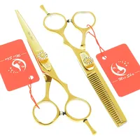 Meisha 5.5/6 inch Professional Barber Hair Cutting Scissors Hair Salon Thinning Shears Hairdressing Styling Tools Haircut A0068A