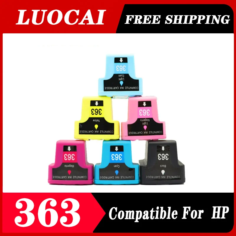 1/2/3 SET For HP 363 Photosmart 3210 3210v 3210xi 3213 3313 8230 8238 8250 Printer cartridge For HP363 Compatible Ink Cartridges